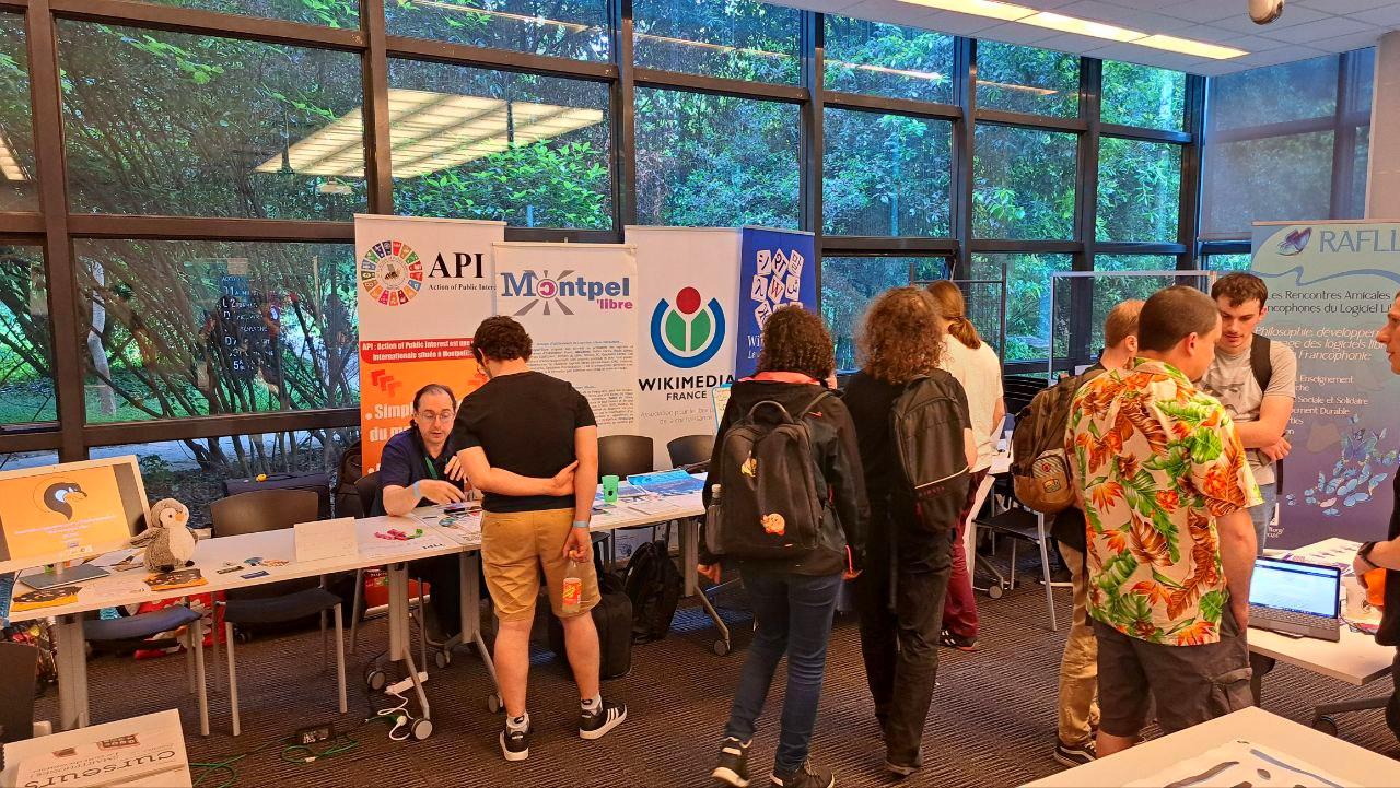 La Mouette aux Rencontres Amicales Francophones du Logiciel Libre